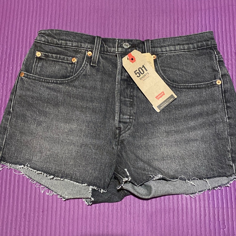 Levi’s high rise 501 shorts
